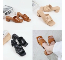 Giày dây đế vuông 7 phân